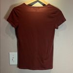 Toad & Co. Rose Short Sleeve T Shirt Color Cinnamon Brown Size XS Photo 7