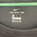 Nike  Size XL Shirt Black Tee Dri Fit Casual Everyday Basic‎ Solid Monogram W I Photo 4