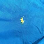 Ralph Lauren Sport Top Womens Crew Neck Short Sleeve Blue With Yellow Pony Med Photo 5