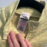 Gymshark Yellow  Quarter Zip Halter Top Photo 2