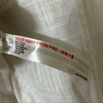 Free People  Off-White Ruffle Cotton Top(Size Small) Photo 5