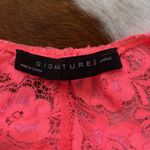 Signature 8  hot pink/coral lace bralette Photo 1