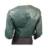 G by Giuliana Asymmetrical Faux Leather Moto Jacket in Spruce Green, Size: XXS ~ Green Photo 2