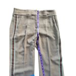 Veronica Beard Cormac Trouser Tan Herringbone Cropped Wide Leg Pants Size 10 Photo 9