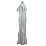 Show Me Your Mumu  Studio Halter Jumpsuit In White Sparkle Sequins Photo 2