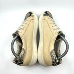 Veronica Beard  Snake Skin and Leather Low Top Sneakers Women's 10 US Photo 6