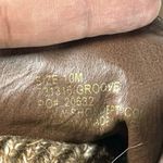 Jessica Cline Cognac Brown Karson Fold Over Collar Boots Size 10 Photo 6