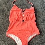 6 Shore Road Lace Up La Piscina halter One Piece monokini Photo 4