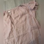 Velvet by Graham & Spencer Mauve Pink Linen Flutter Sleeve Top – Size M Size M Photo 3