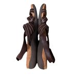 Naturalizer  “Every” Brown Strappy Comfort Sandals Women’s 7.5M | Leather Sling Photo 6