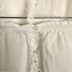 Tobi White Crochet Halter Open Back Crop Top Size M Photo 3