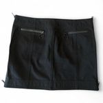 Saks 5th Avenue Black Dual Zipper Mini Skirt 6 Photo 0