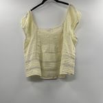 J.Crew  Cap-sleeve lace-trim top in cotton voile Photo 5
