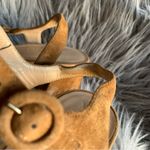 M. Gemi camel brown suede platforms Tan Size 7.5 Photo 8