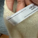 Urban Outfitters  Nubby Ruana Shawl Pancho Wearable Scarf ivory Orange Tassels Photo 7