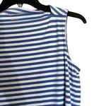 Kate Spade  Broome Street Tank Dress Womens Small Blue White Stripe Boat Neck Photo 2