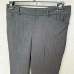 Club Monaco Women's Wool Blend Gray Pinstripe Dress Pants Size 6 Straight Leg Photo 4