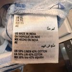 Charter Club  Button Up Shirt Linen Cotton White Sailboats Nautical Size XL Photo 10