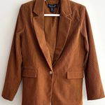 Rachel Zoe  Brown Corduroy Blazer, 70s Inspired Jacket, Size Medium Photo 1