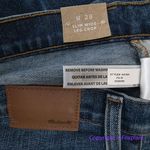New! Madewelll Slim Wide-Leg Jeans in Crownridge Wash: Raw-Hem Edition, size 28 Photo 15