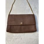 Etienne Aigner Vintage  Woven Brown Crossbody Shoulder Handbag Photo 2