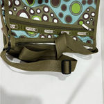 LeSportsac Deluxe Crossbody Everyday Bag Olive Green Brown Asymmetrical Circle Photo 9