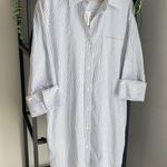 Madewell NWT Y-Neck Relaxed Striped Shirt Dress Photo 3