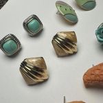 Large Stud Pierced Earrings Lot Of 5 Women’s Novelty Mix Easter Egg, Etc Photo 2