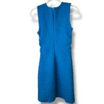 Anthropologie By Textured Pull-On Sleeveless Crewneck Ruched Mini Shift Dress Photo 8