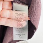 Alexander Wang Purple Brown V‎ Neck Long Sleeve Casual Shirt Women's Size Med Photo 2