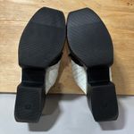 Vagabond White Croc Embossed Platform Block Heel Mules Sandals Women's 38 (US 8) Photo 10