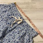 Apiece Apart  High Waist Floral Blue Shorts Size Large Photo 8