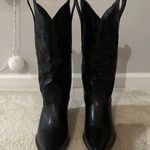 Black Cowboy Boots Size 9 Photo 0