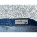 Pistola  Charlie High Rise Straight Leg Two Tone Light Blue Jeans Size 27 Photo 3