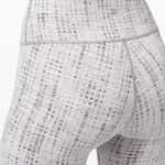 Lululemon wunder under high rise crop leggings Sz 6 jacquard moonphase silver Photo 3