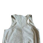 Reiss  Zeta Grey White Tank Dress Bow Belt Stretchy Ribbed Cotton Blend SIze 6 Photo 6