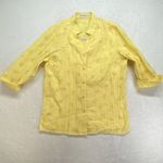 Drapper's and Damon's Yellow Shirt & Tank Womens Medium (No Tag) embroidered Photo 1
