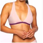 Athleta Mod Block Plunge Bikini Top XS Photo 0