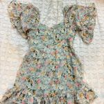 Hello Molly Floral Pastel Ruffle Dress Photo 2