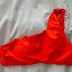 Anthropologie NWT:  Nikki red one shoulder bikini Photo 4