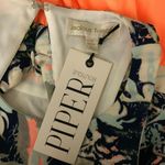 Jealous Tomato  Mini Dress A Line Open Back Sleeveless Orange Size S Photo 2