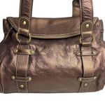 Coldwater Creek Bronze Metallic Shoulder Bag Women's Handbag Photo 2