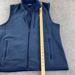 Patagonia  Fleece Vest Women XL Blue Full Zip Pockets Outdoor Casual Gorpcore Photo 3
