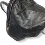 Vintage Metallic Pewter Bronze Patchwork Color Block Cross Body Leather Bag Black Photo 3