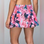 Lululemon Hot Hitter Skort Skirt Secret Garden Black Floral sz 6 EUC Photo 0