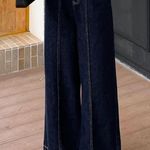 Commense Wide Leg Denim Jeans size small Blue Photo 1