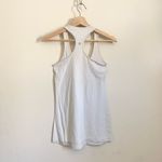 Lululemon White Orange Racerback Tank Top Approximate Size Small Photo 5