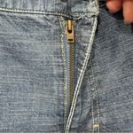 Tommy Hilfiger Wide Leg Denim Capri Flat Front Pants w Leather Laced Belt Sz 12 Photo 7