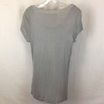 Juicy Couture Women's Gray Short Sleeve Metallic Trim Neck T Tee Shirt S Photo 4