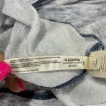 Free People  Intimately Burnout Tee T Shirt Top Blue White‎ Womens Size S Photo 4